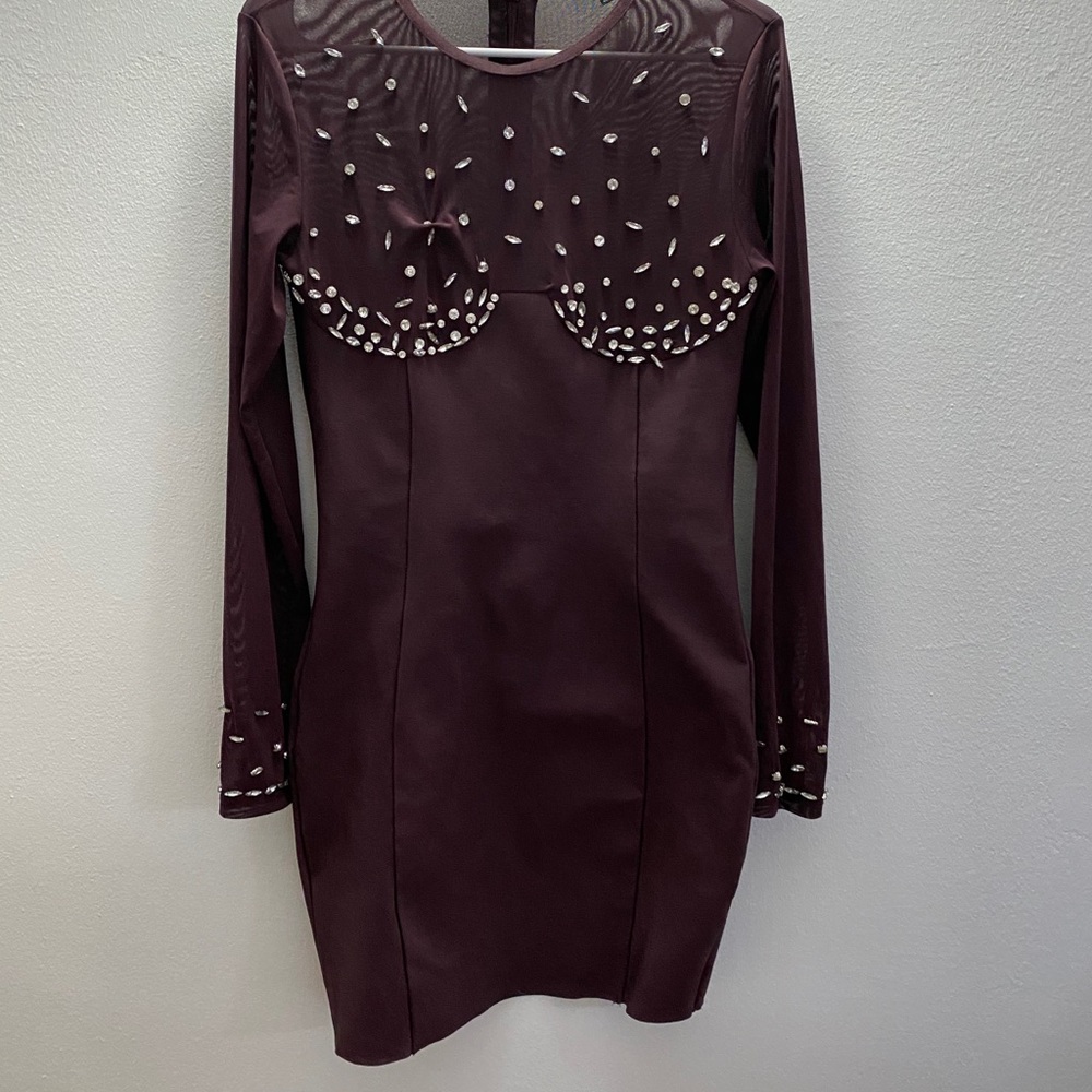 Purple Bandage Dress